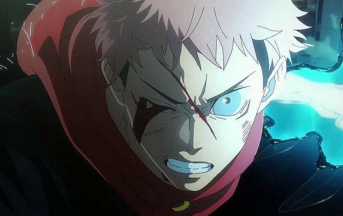 Yuji fighting as seen in the anime (Image via MAPPA).